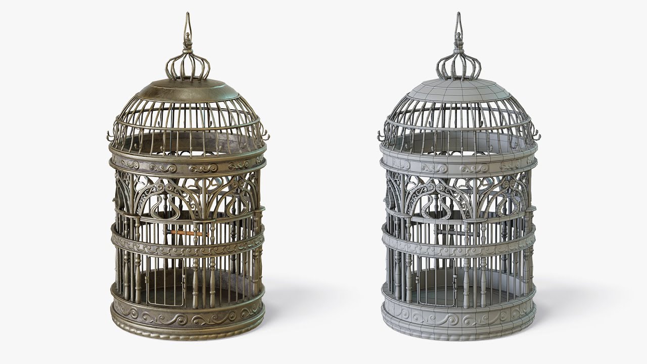 Birdcage Classic Victorian 3D Model