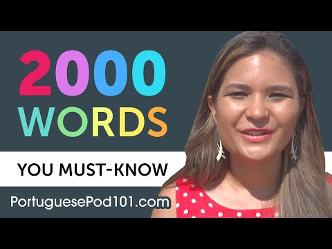 2000 Words Every Portuguese Beginner Must Know