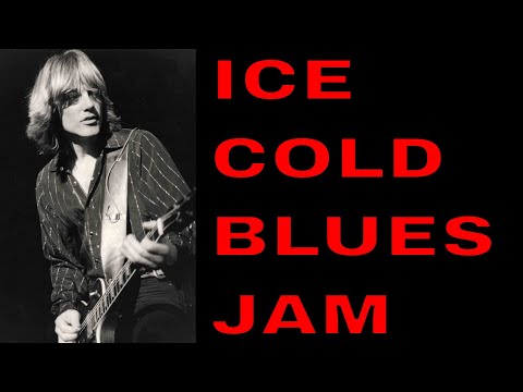 Ice Cold Minor Blues Rock Ballad Jam In E Minor | Snowy White Style Guitar Backing Track