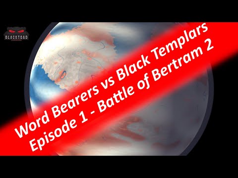 Black Templars vs Word Bearers 1000pts Warhammer 40k Battle Report Battle for Bertram 2 - Episode 1