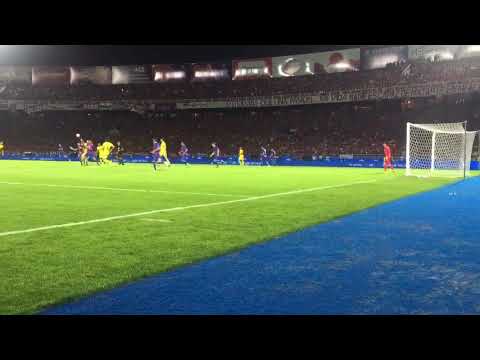 Magallán tuvo el primero pero se lo tapó el arquero. Cerro Porteño-Boca