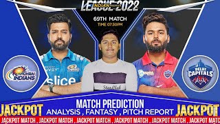 MI vs DC IPL 2022 69th Match Prediction- 21st May| Mumbai vs Delhi IPL Match Prediction #ipl2022