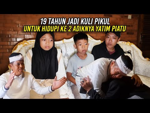 WAHYU 19 TAHUN JADI KULI PIKUL | UNTUK BIAYA HIDUP KEDUA ADIKNYA YATIM PIATU