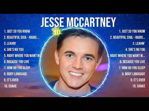 Jesse McCartney Greatest Hits 2024Collection - Top 10 Hits Playlist Of All Time