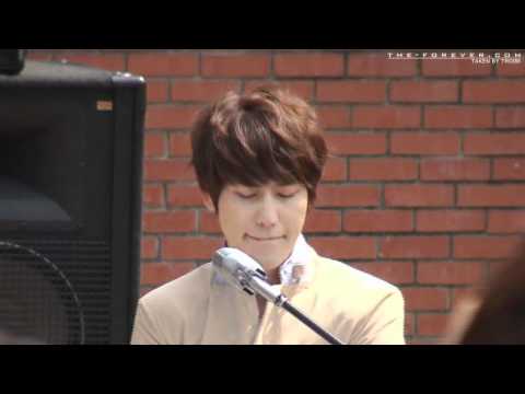 [110409] KRY fliming Super Star K3 MV - Kyuhyun focused.avi