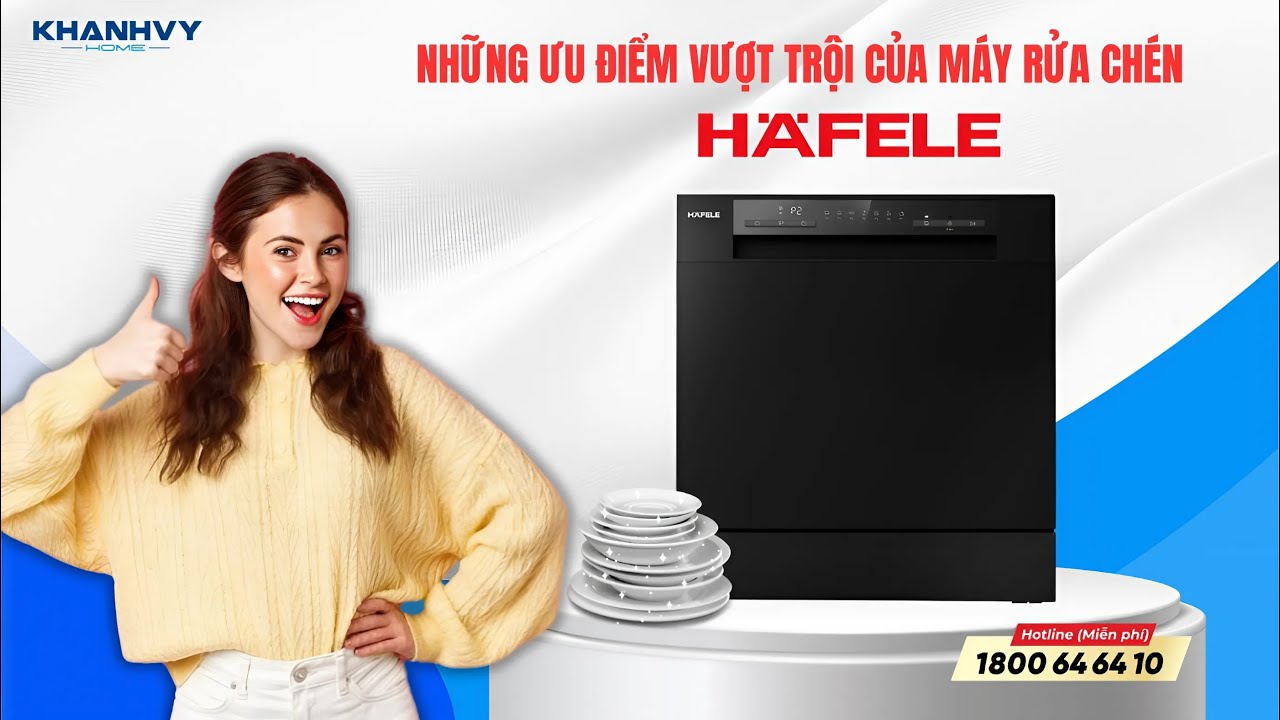 Máy rửa chén để bàn Hafele HDW-T5551B 538.21.340