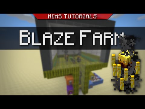 Minecraft: Tutorial | How to Build a Simple & Efficient Blaze Farm