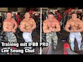 Training mit IFBB PRO Lee Seung Chul - 