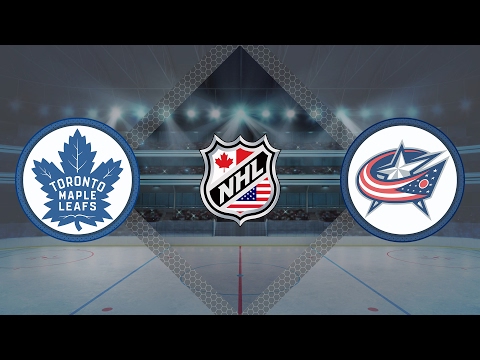 Обзор матча Торонто - Коламбус / MAPLE LEAFS VS BLUE JACKETS FEBRUARY 15, 2017 HIGHLIGHTS