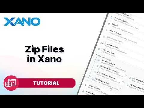 Zip Files in Xano - How to Read, Process, and Create Zip Files