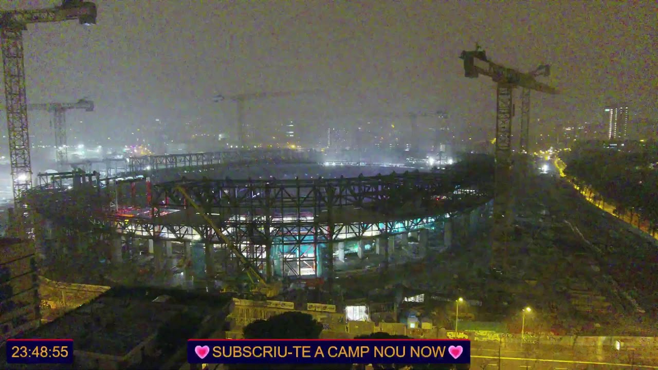 Emissió 4K en directe 06/03/25 de Las Obras del Camp Nou!