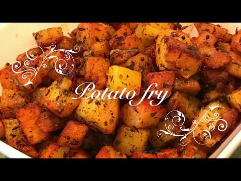 Spicy Aloo fry | Crispy potato fry recipe | Bangaladumpa fry | Easy potato fry | fried potato Video