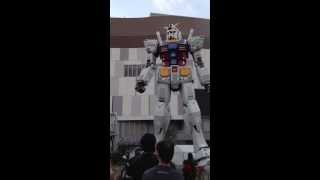 preview picture of video '1:1 Scale Gundam -  Diver City Gundam Front Tokyo'