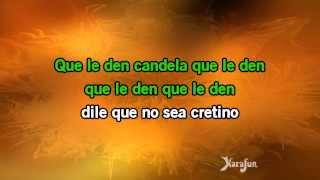 Karaoke Que le den candela - Celia Cruz *
