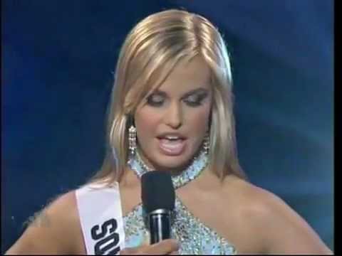 Uhhh   what did she just say   Miss Teen South Carolina 2007