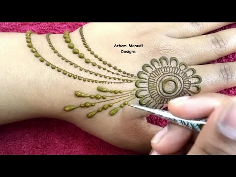 New Simple And Stylish Jewellry Mehndi Design Arham Mehndi Designs Youtuberandom New Simple And Stylish Jewellry Mehndi Design Arham Mehndi Designs Youtuberandom