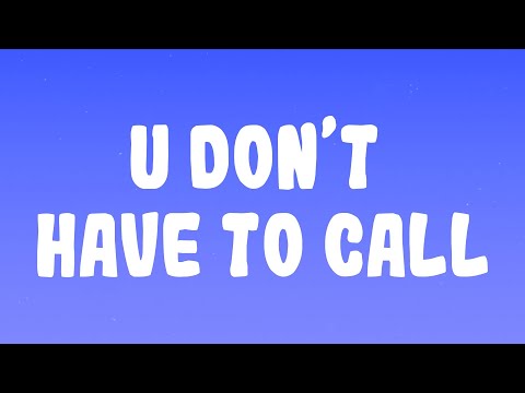 Usher - U Don't Have To Call