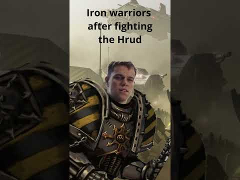 POV: iron warriors fighting the hrud