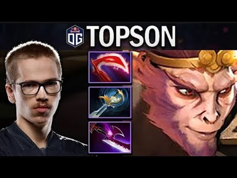 OG.TOPSON MONKEY KING - BACK TO MID - DOTA 2 7.30 GAMEPLAY