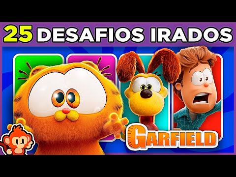 😺🍽️🐶GARFIELD |  25 DESAFIOS IRADOS pra quem gosta mais do que lasanha  | #macaquiz #jogos #quiz 🐵