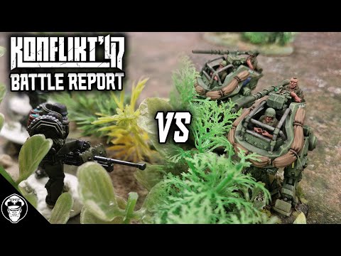 OORAH! US Marine Corp Vs Axis Mutants - 1500pts Battle Report - Konflikt '47