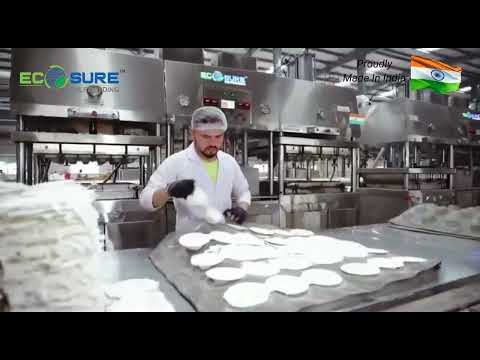 Sugarcane Bagasse Disposable Plate Making Machine (100% Made In India)