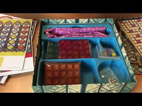 Azul: Sintra Üvegcsodái Unboxing - Mit Játsszunk?