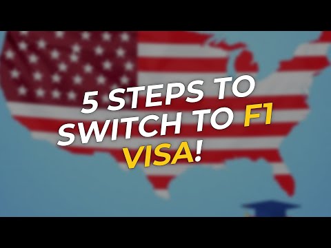 🌍 5 Steps to Switch from H4 to F1 Visa! 📚