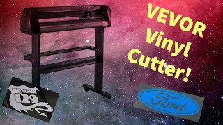 Review & Set-Up Of The Vevor SK-870L Vinyl Cutter/Plotter! Make Stickers:-)