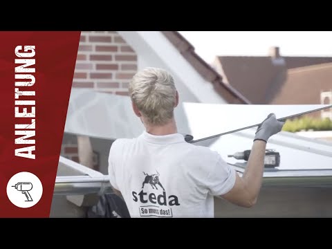 Glasdach Montage? So geht´s! Terrassenüberdachung leicht gemacht!  I  www.steda.de