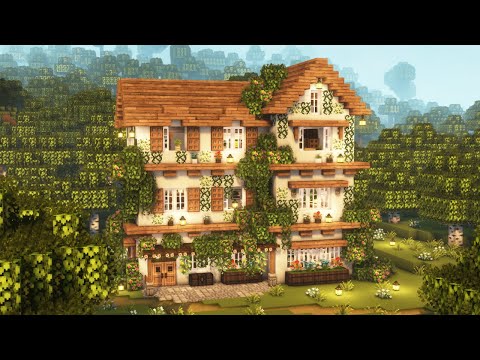 [Minecraft] 🌼💖 Aesthetic House Tutorial / Cottagecore / Mizuno's 16 Craft Resource Pack