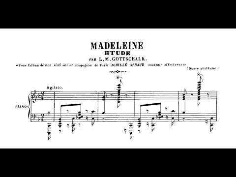 Louis Moreau Gottschalk - Madeleine (Etude), RO 140