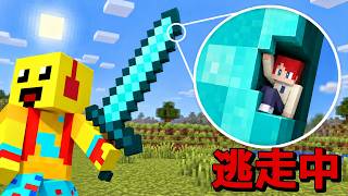 逃走中だけど剣の中に隠れてみた！ｗ【まいくら・マインクラフト】