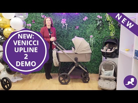 Venicci Upline 2 Stone Beige Pram - Image 2