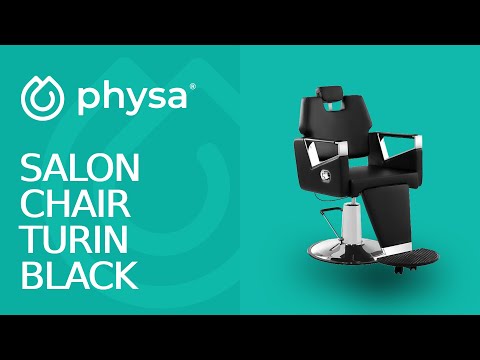 Vidéo - Fauteuil coiffure TURIN BLACK