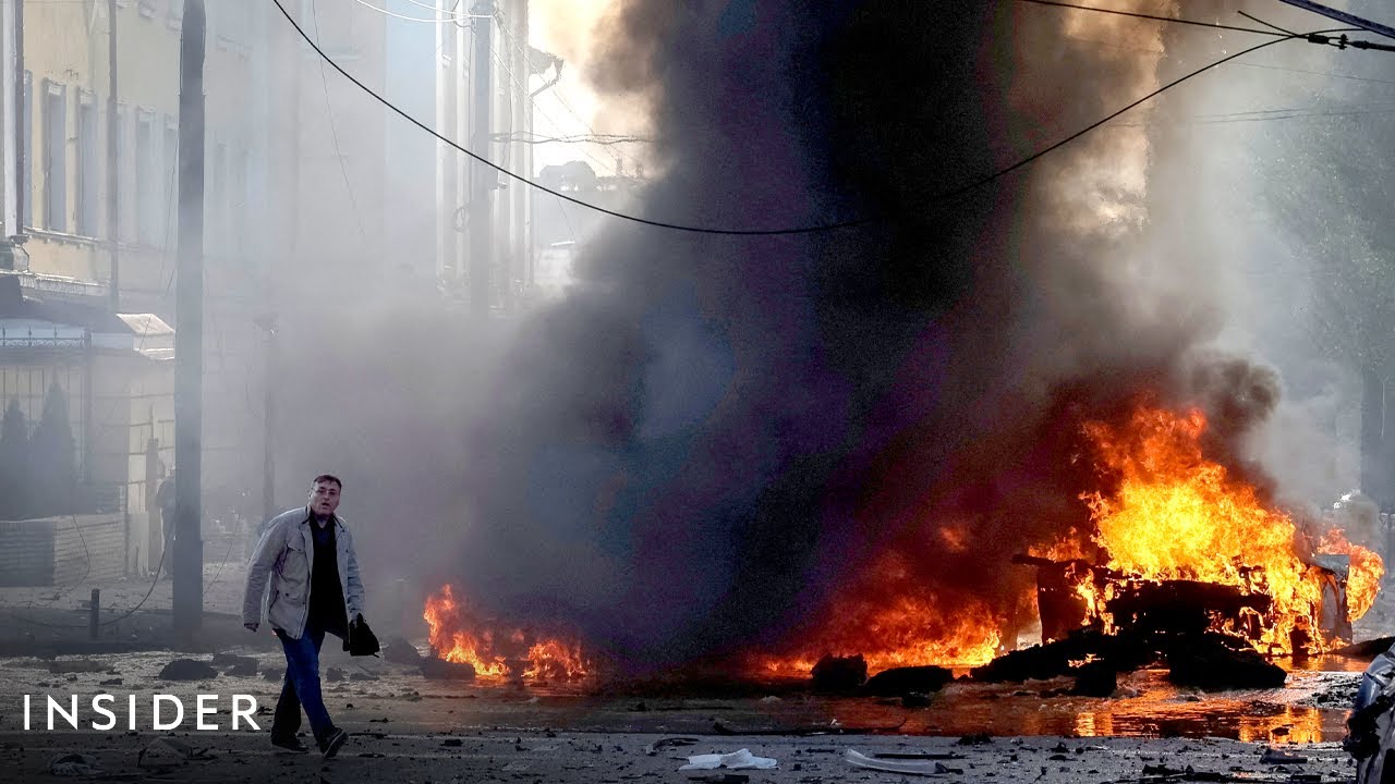 Russia Launches Mass Strikes Against Ukraine After Crimea Bridge Explosion | Insider News | Insider