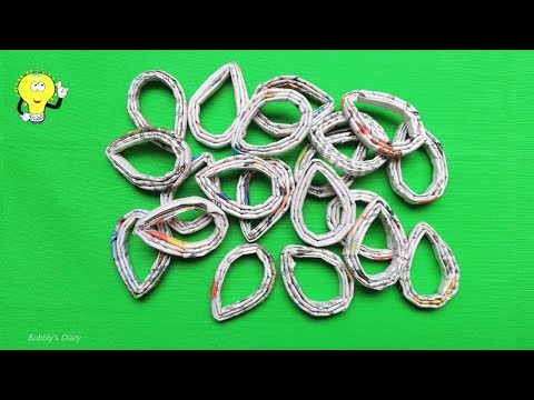 Wall Hanging Craft Ideas With Newspaper - Wall Decoration Ideas - Newspaper Crafts Ideas Video