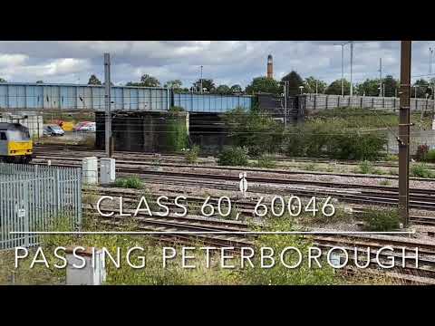 Class 60, 60046 passing Peterborough