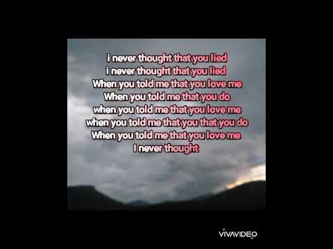 Cocosa i never thought lyrics