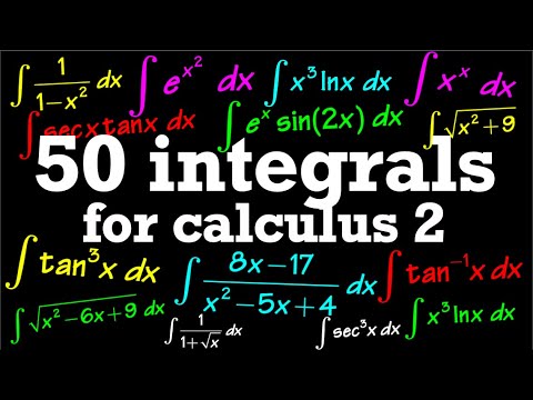 the ultimate integral starter (u sub, IBP, trig sub, partial fractions & more)