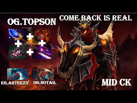 OG.Topson -Chaos Knight (CK) Mid Lane vs OG.Notail (Oracle) + EG.Arteezy (Morphling) | Pro Gameplay