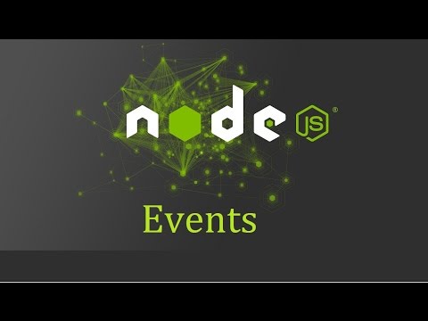 Node js Tutorial for Beginners 7 Events