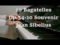Jean Sibelius - 10 Bagatelles Op.34-10 Souvenir