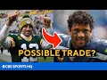 The Chances of an Aaron Rodgers for Russell Wilson Trade is SHOCKING | CBS Sports HQ