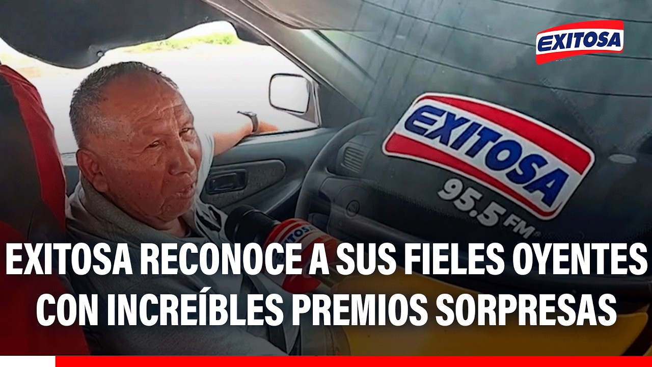 🔴🔵 Exitosa reconoce a sus fieles oyentes con increíbles premios sorpresas