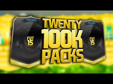 FIFA 15 - 20 X 100K PACKS! OMFGGG! MASSIVE 100K PACK OPENING! (FIFA 15 ULTIMATE TEAM)