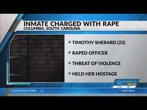 SC inmate accused of holding corrections officer hostage, sexually assaulting her