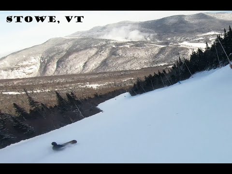 Almost dying on black diamond at Stowe VT