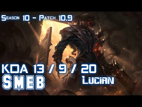 Smeb LUCIAN vs MISS FORTUNE ADC - Patch 10.9 KR Ranked