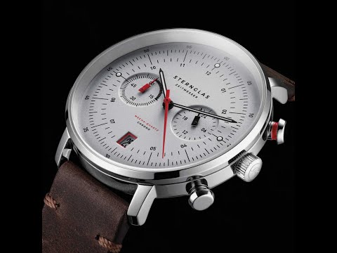 Bauhaus Elegance - Sternglas Hamburg Mecha-Quartz Chronograph